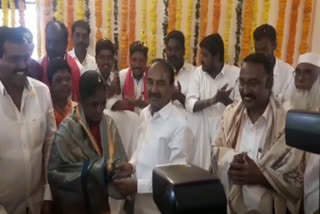 minister eetala rajender tour in jammikunta