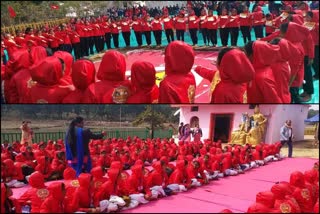 2100 girls' collective banquet recorded in India Book of Records