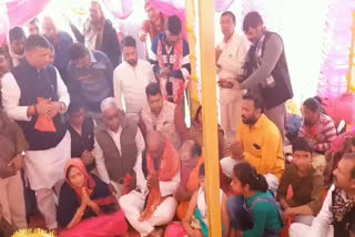 Digvijay Singh arrives in Amarkantak