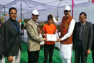 two-day annual sports competition end in rewari