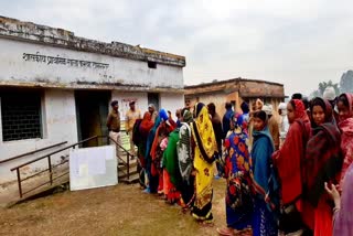 Second phase elections were held in a peaceful manner  in Surajpur