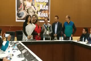 Launching of 'Nagpur Kar Kora' music album at Press Club Ranchi