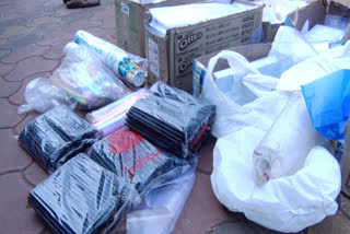 Banned plastic products were seized in Taliparamba  Banned plastic in kerala news  kannur news  കണ്ണൂര്‍ വാര്‍ത്തകള്‍  നിരോധിത പ്ലാസ്റ്റിക് ഉൽപ്പന്നങ്ങൾ