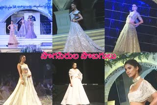 designer manish malhotra's designs fashion show at hyderabad