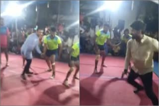 lamblight  kabaddi match  in bellary