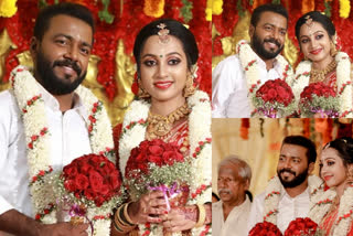 malayalam actor vishnu unnikrishnan wedding  നടന്‍ വിഷ്ണു ഉണ്ണികൃഷ്ണന്‍ വിവാഹിതനായി  വിഷ്ണു ഉണ്ണികൃഷ്ണൻ വിവാഹിതനായി  കട്ടപ്പനയിലെ ഹൃത്വിക് റോഷന്‍