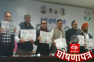 Congress releases manifesto for delhi election 2020