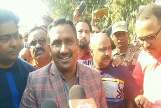 Banna Gupta arrives in Jamshedpur after becoming Minister