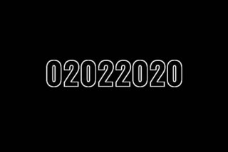 02/02/2020 - Palindrome date of the century