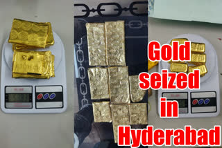 Gold seized in Hyderabad