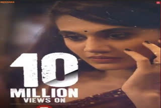 Thappad complete 10 million views, thappad, taapsee pannu, 'Thappad' trailer shoots up to 10 million views