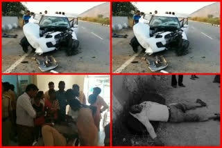 road accident at ananthapur district 44th national highway