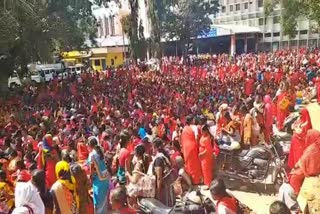 citu-protest-against-to-govt-in-bangalore