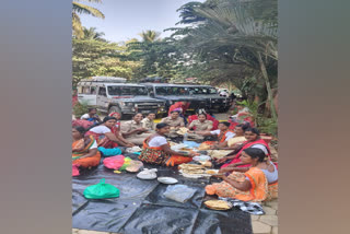 midday meals workers protest in bangalore