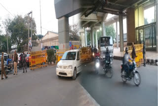 Delhi Police at Jamia after firing incident