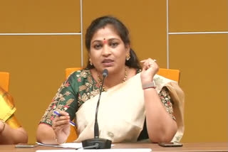 tdp leader anitha speech about mp nadigam suresh