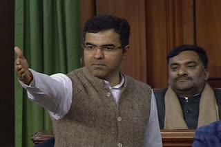 bjp mp parvesh verma said jai shree ram slogan during his speech on parliament