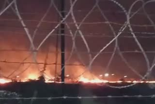 solapur airport fire