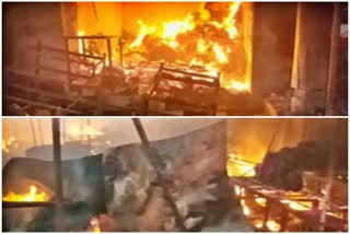 fire-breaks-out-at-green-market-in-gadag