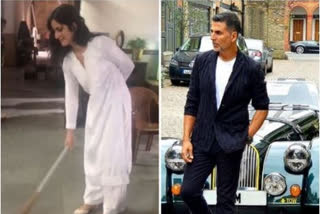 Akshay Kumar shares Katrina's video, Katrina's funny BTS video, Katrina's funny BTS video from Sooryavanshi, Sooryavanshi news, Sooryavanshi film release date, Akshay Kumar latest news, katrina kaif latest news