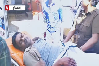 nilgiris-at-wellington-in-a-car-bike-clash-a-police-officer-injured-and-taken-to-the-hospital