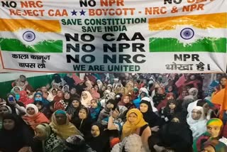 Women protest against CAA-NRC-NPR in Ranchi