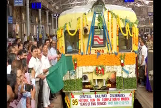 Celebrations at CST as Central Railways complete 95 years of EMU services in Mumbai