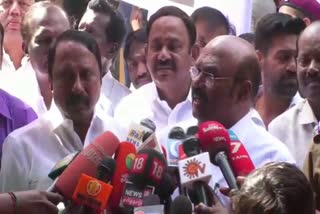 minister Rajenthra Bhalaji issue: that is his personal opinion, says minister jayakumar