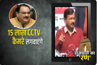 JP nadda attack on arvind kejriwal delhi election 2020