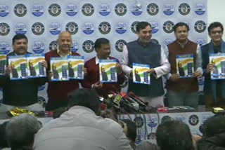 AAP releases manifesto for Delhi polls today