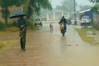 sudden rain creating problem in mungeli