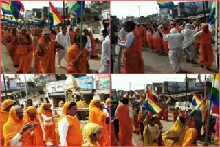 grand procession was held in Chhatarpur