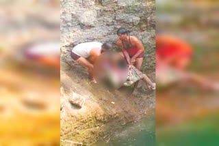 Finding the corpse of a woman in athani taluk