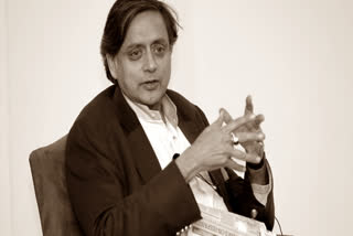 Shashi Tharoor  President speech  president speech on CAA  Motion of Thanks  ശശി തരൂർ  രാഷ്‌ട്രപതിയുടെ പ്രസംഗത്തിലുള്ളതെല്ലാം ഭാവന മാത്രം