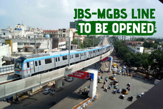 Hyderabad Metro  HMRL  Telangana  Corridor II  Green Line  JBS MGBS Stretch  K Chandrasekhar Rao  ഹൈദരാബാദ് മെട്രോ  'ഗ്രീൻ ലൈൻ'  ഫെബ്രുവരി എഴിന്