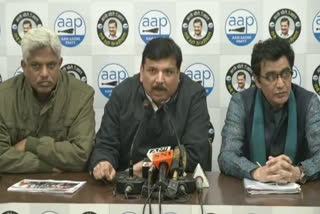 aap will file complain against dcp crime branch rajesh to election commission