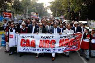 Hundreds of lawyers take out rally against CAA-NRC-NPR in Kolkata