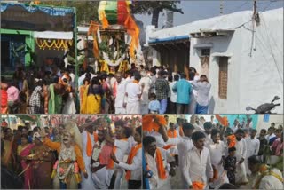 Celebration of Sharana Basaveshwara Fair at Bevanahalli in bellary