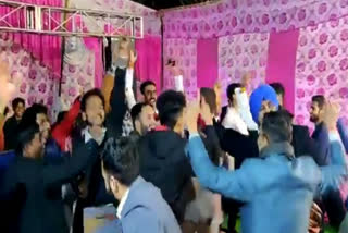 dance on lage raho kejriwal song in wedding in Dwarka at delhi
