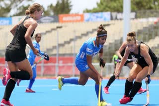 Indian Women's Hockey Team Beat New Zealand