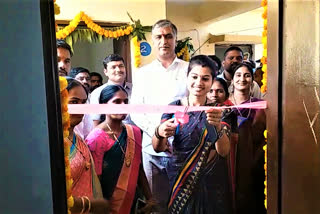 double bed rooms distribution in ponnala village by minister harish rao