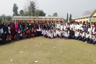 Student boycott class at Rampur High school