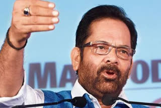 Minister for Minority Affairs Mukhtar Abbas Naqvi