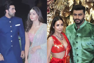 Ranbir kapoor and alia bhatt Armaan Jain Wedding Reception