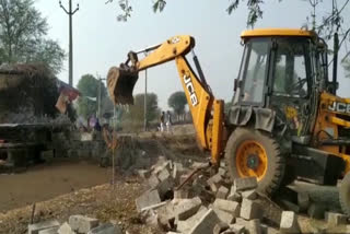 encroachment on more than 33 bighas of land, जयपुर जिला प्रशासन की बड़ी कार्रवाई