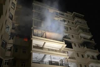 Fire breaks out in a building near Hanging Gardens at Malabar hill