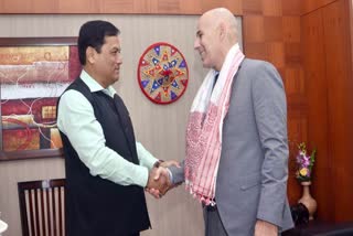 assam CM with Israel diplomat