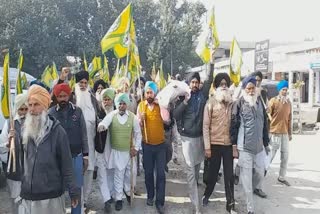 protest against CAA in barnala