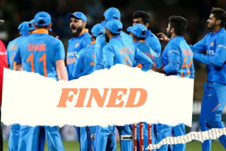 ind vs nz : India fined 80 percent of match fee for slow over-rate in Hamilton
