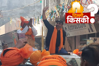 Sunny Deol campaigned for BJP candidate Krishna Gehlot in Uttam Nagar Vidhan Sabha